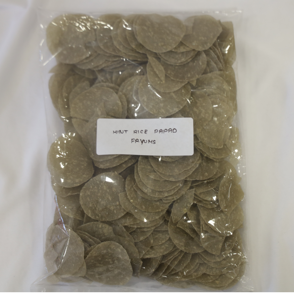 Mint Rice Papad Fryums
