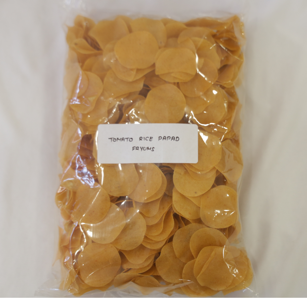 Tomato Rice Papad Fryums