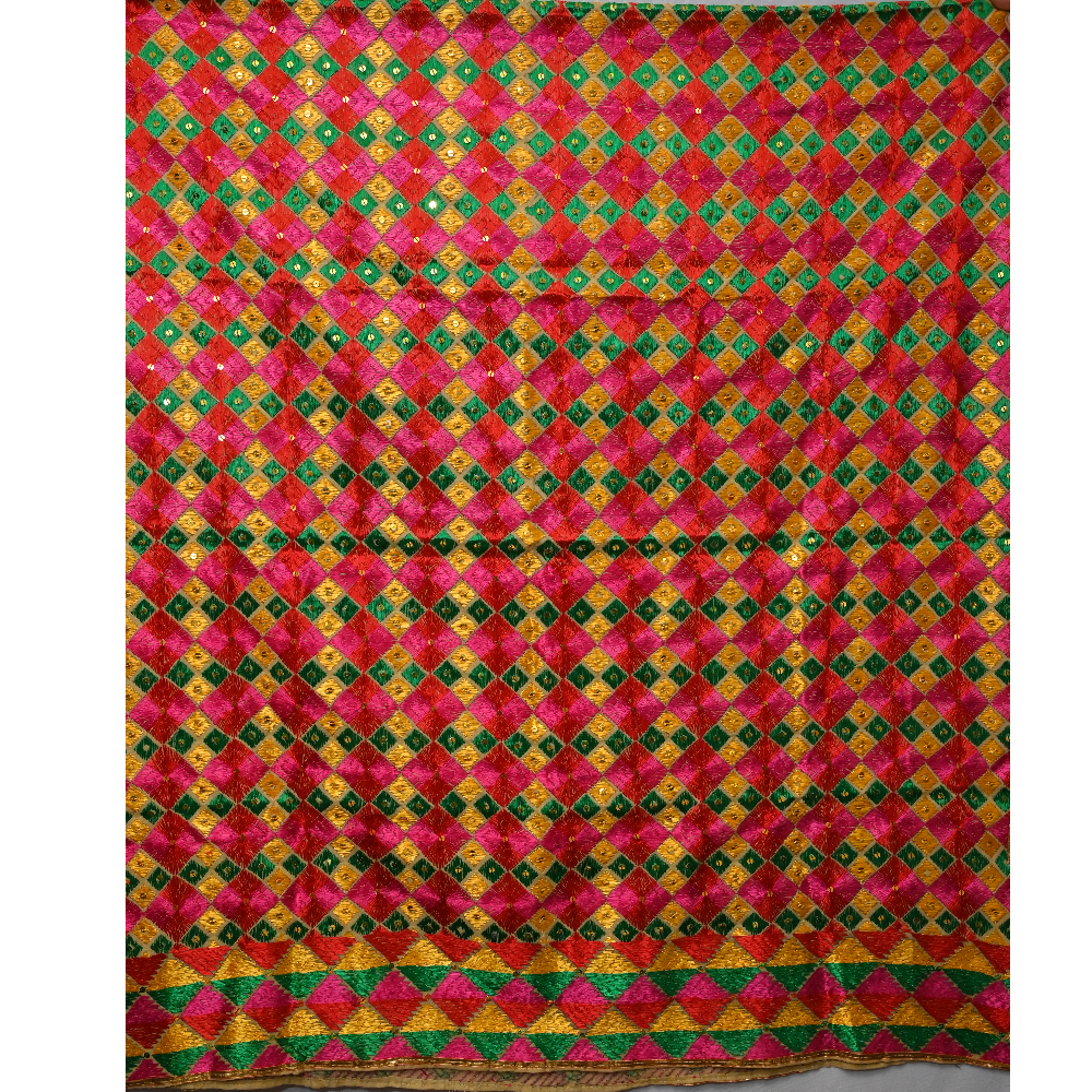 Pure Handwork Phulkari 