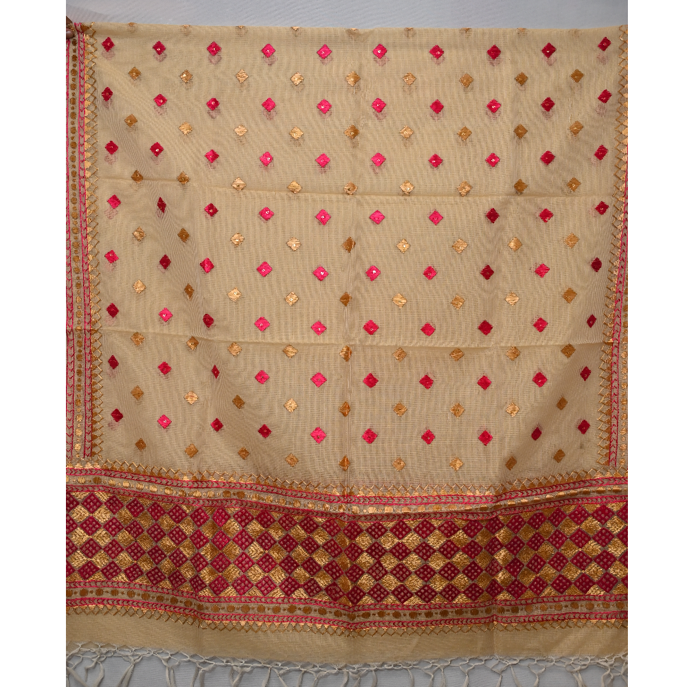 Cotton Kotta Handwork Duppata 
