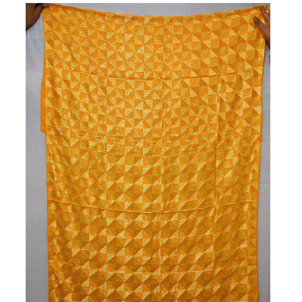 Pure Chinnon Phulkari Duppata 