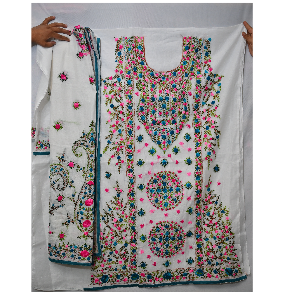 Handwork Phulkari Suit