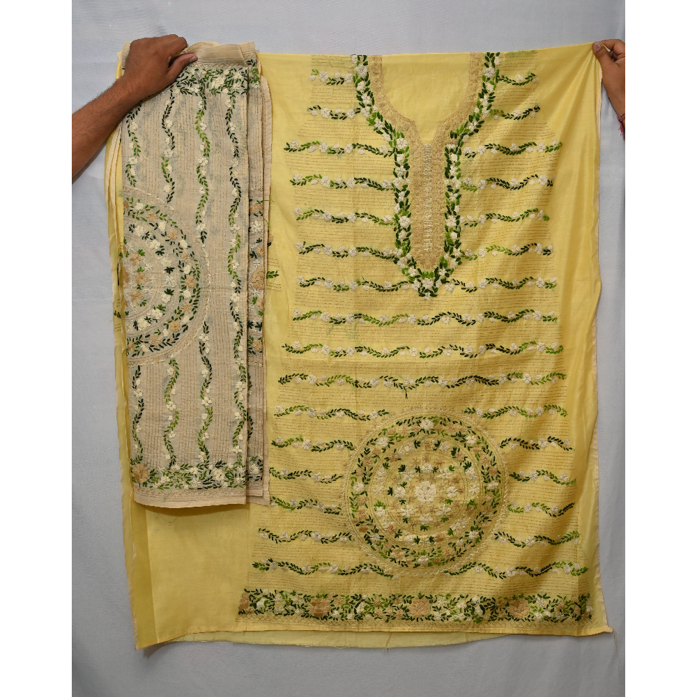 Handwork Phulkari Suit