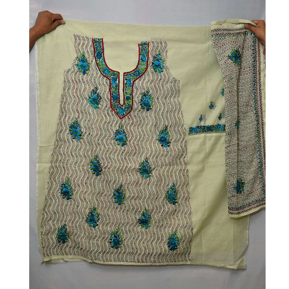 Handwork Phulkari Suit