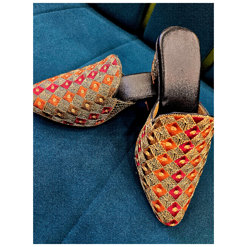 Ladies phulkari jutti