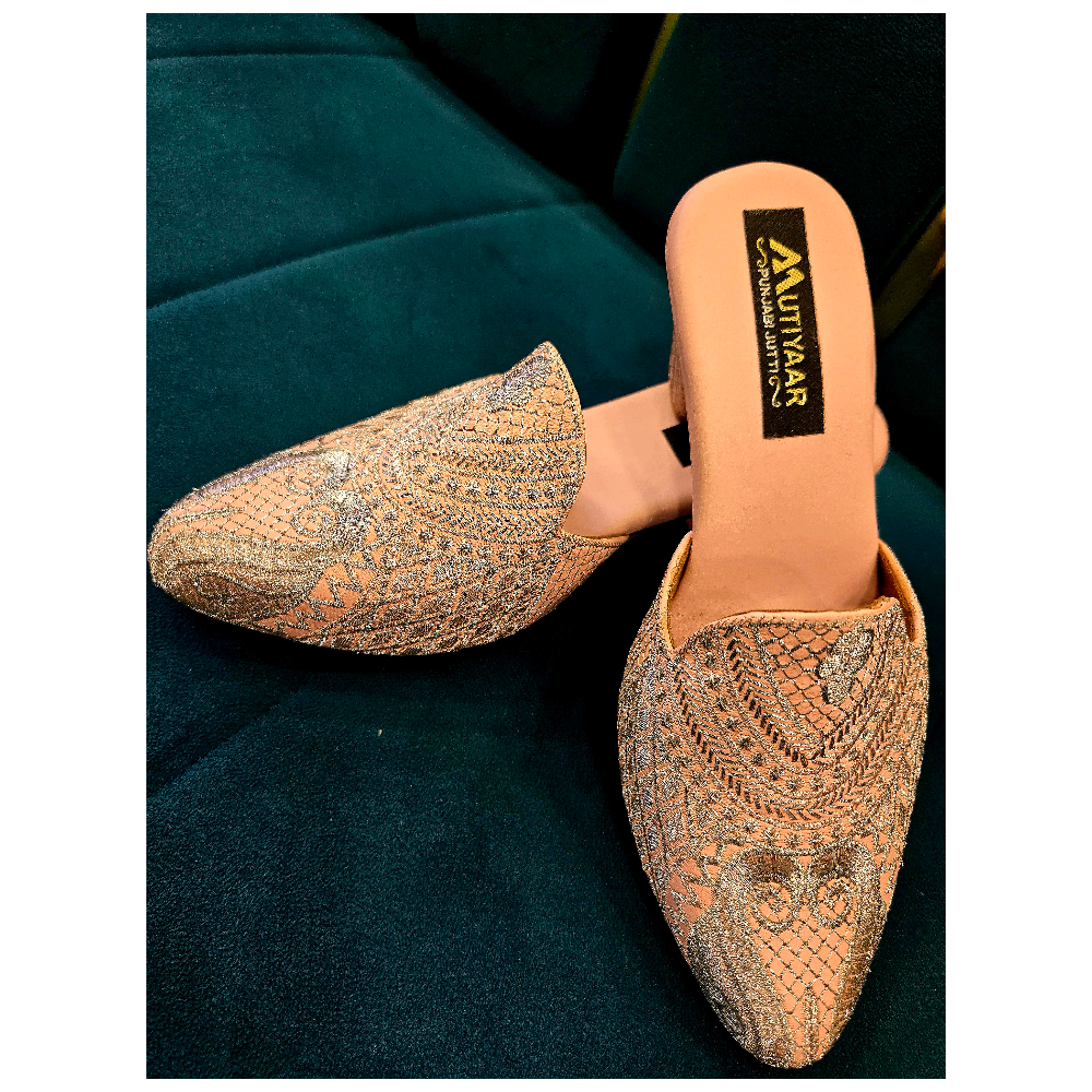 Ladies phulkari jutti